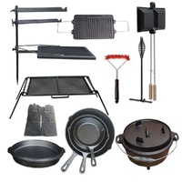 12-Piece Camping Cookware Combo Set by Flaming Coals