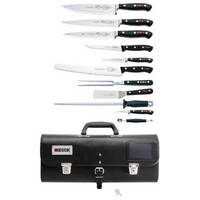 11 Piece Dick Knife Set With Roll Bag