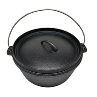 Cast Iron Camp Oven 9QT 12" by Flaming Coals