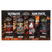 Flaming Coals Ultimate 4 Rub Pack - Giftbox Set