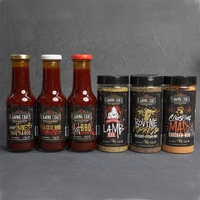 Flaming Coals Rubs and Sauces Combo Pack - Giftbox Set