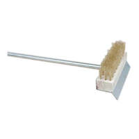 Stainless steel pizza oven brush by Flaming Coals