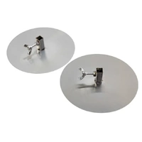 Stainless Steel Souvlaki Gyros Plate 8mm | 10mm x 2 - Flaming Coals