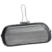 Cast Iron Grill Pan with Folding Handle | Vogue