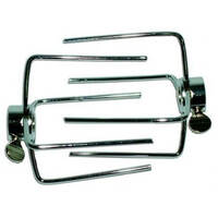 4 forked prongs Chrome Plated 