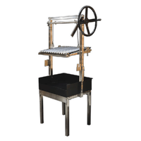 Argentine Parrilla Asado Grill With Spit Rotisserie Kit Option