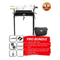 Cyprus Spit - Original Cypriot Souvla | Flaming Coals - Pro Bundle