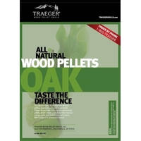 Traeger Oak Wood Pellets 9kgs