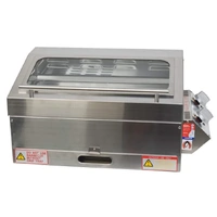 Caravan BBQ - Sizzler Deluxe High Lid - 1/2 Grill &amp; 1/2 Hotplate