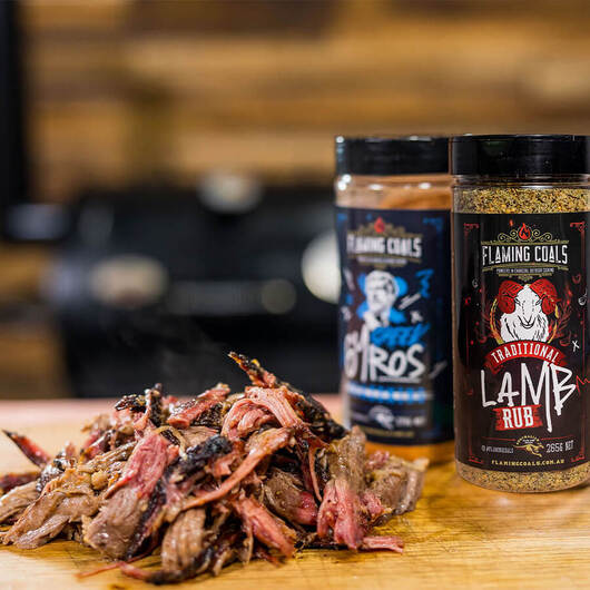 Pulled Lamb Shoulder Rub and Sauce Combo Pack