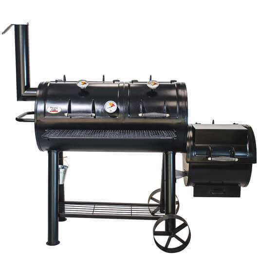 Flaming Coals Texas Offset Smoker and Grill -2 year warranty
