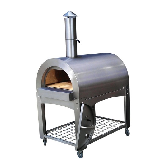 Wood Fired Pizza Oven Large Stainless Steel 