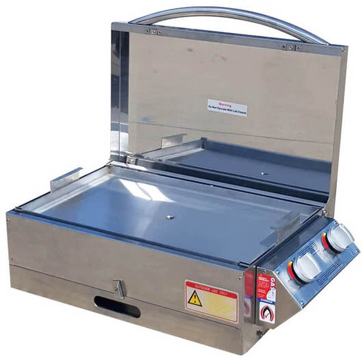 Sizzler Deluxe Low Lid with Solid Hot Plate