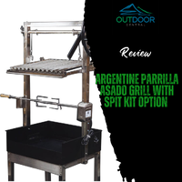 Argentine Parrilla Asado Grill With Spit Kit Option Review image